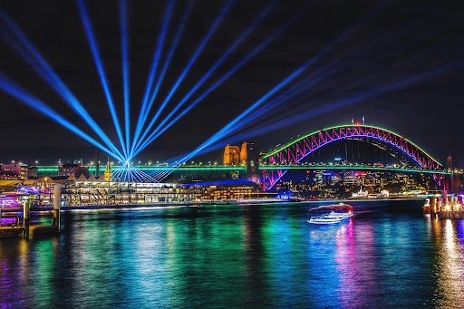 Vivid Sydney lights